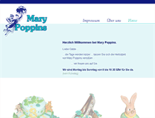 Tablet Screenshot of cafe-mary-poppins.de